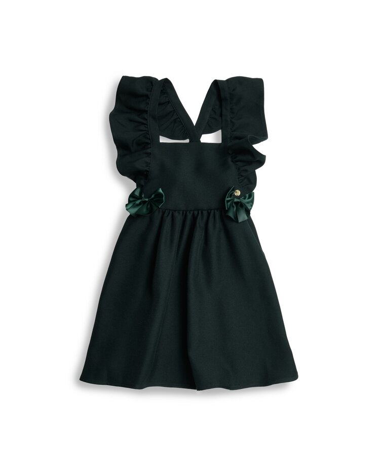 Caramelo BTS25 Flared Pinafore with Bow - 342142