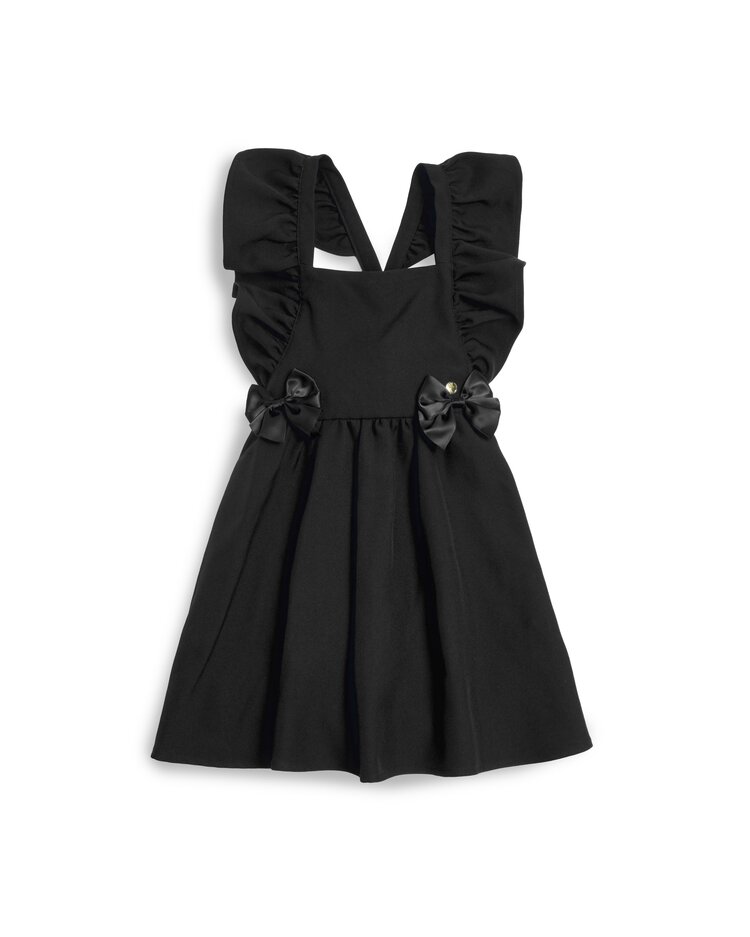 Caramelo BTS25 Flared Pinafore with Bow - 342142