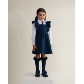 Caramelo BTS25 Flared Pinafore with Bow - 342142