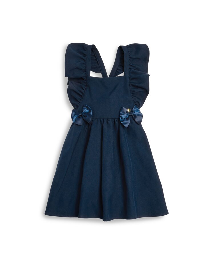 Caramelo BTS25 Flared Pinafore with Bow - 342142