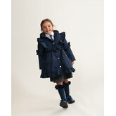 Caramelo BTS25 Skirted Coat with Frill Detail - 342341