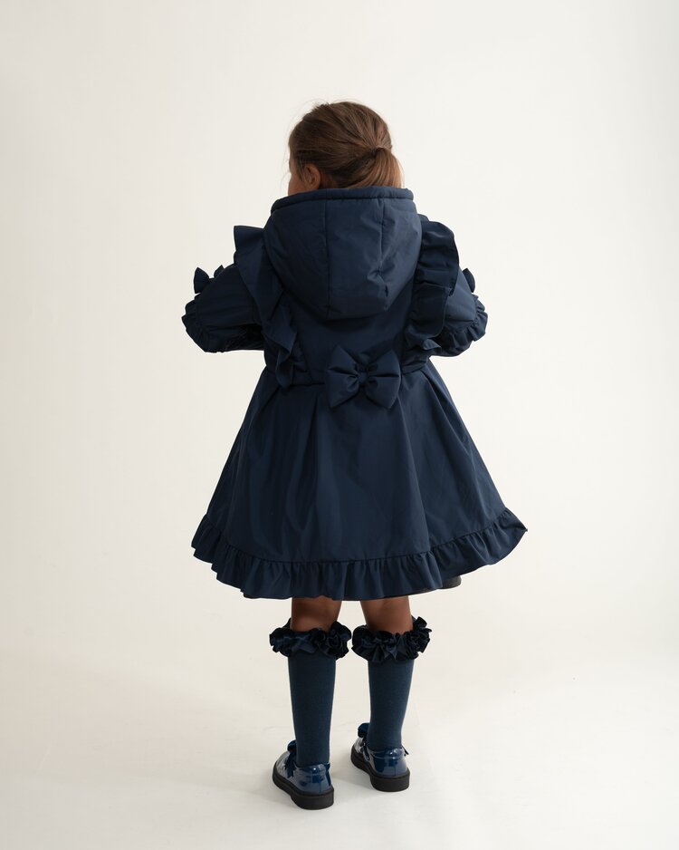Caramelo BTS25 Skirted Coat with Frill Detail - 342341