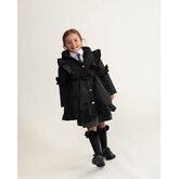 Caramelo BTS25 Skirted Coat with Frill Detail - 342341