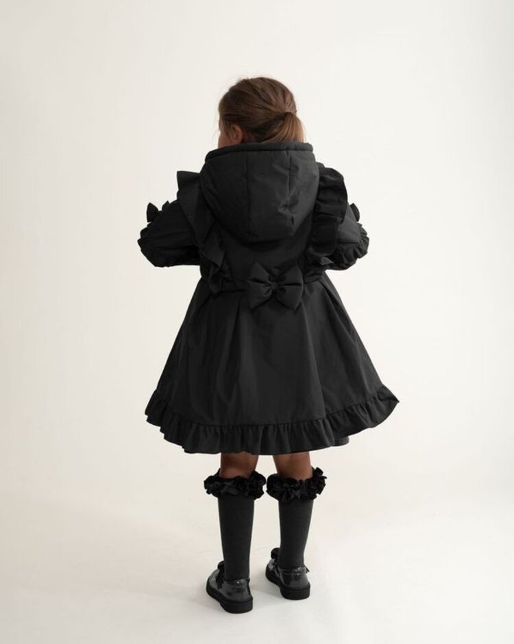 Caramelo BTS25 Skirted Coat with Frill Detail - 342341
