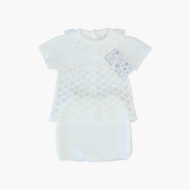 Little Star Little Star SS25 Knit Pant Set - C4042