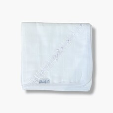 Little Star Little Star Lace Detail Muslin - White