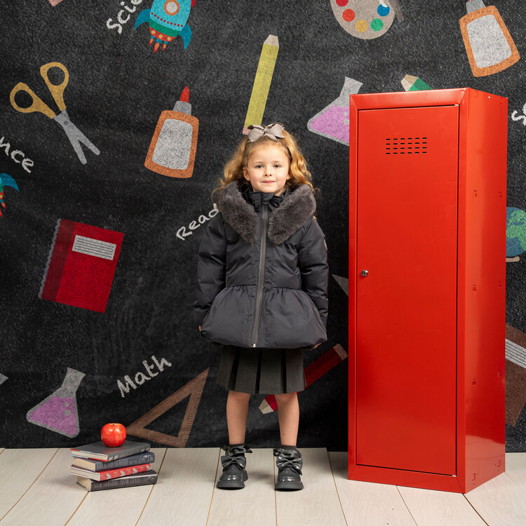 ADee A*Dee BTS25 Amie Short Jacket - Dark Grey