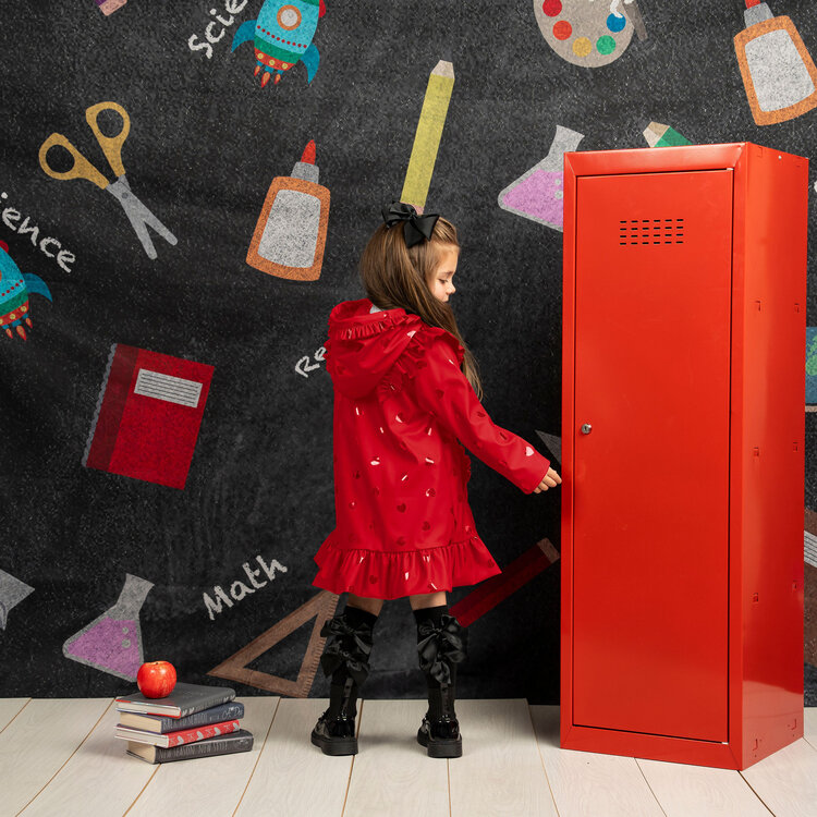 ADee A*Dee BTS25 Stella Raincoat - Vibrant Red