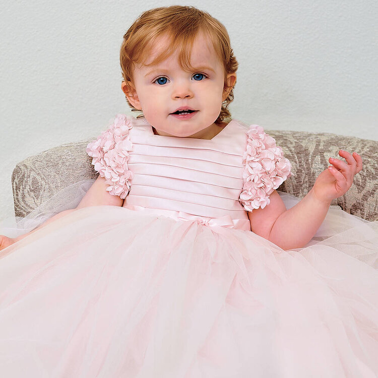 Sarah Louise Sarah Louise Satin & Tulle Dress - 070155