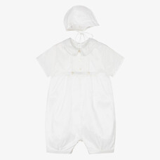 Sarah Louise Sarah Louise Boys Romper & Cap - 002228