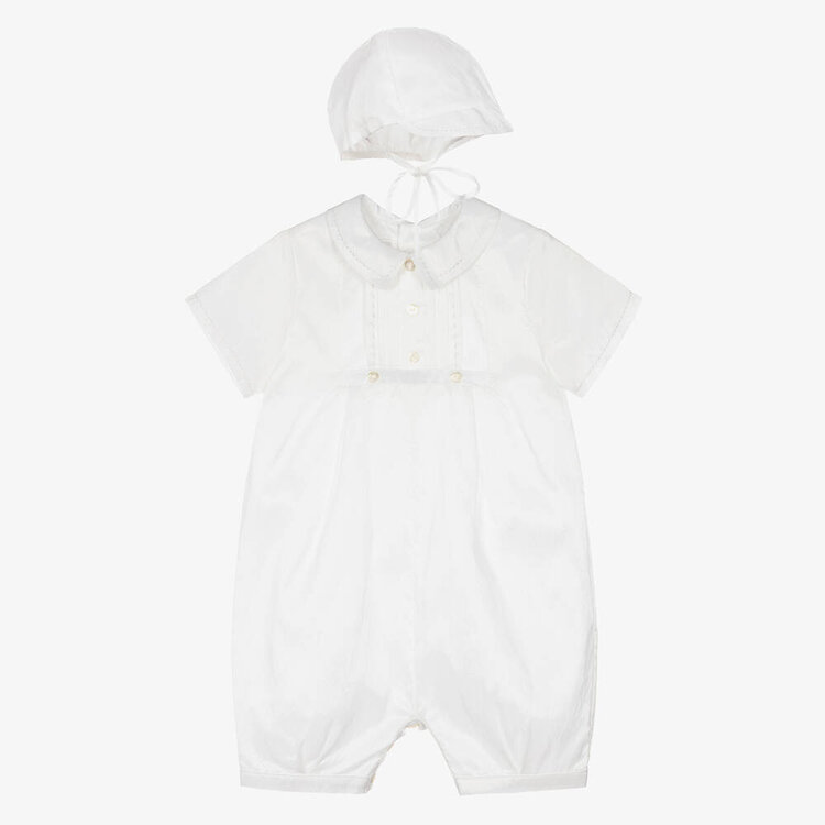 Sarah Louise Sarah Louise Boys Romper & Cap - 002228