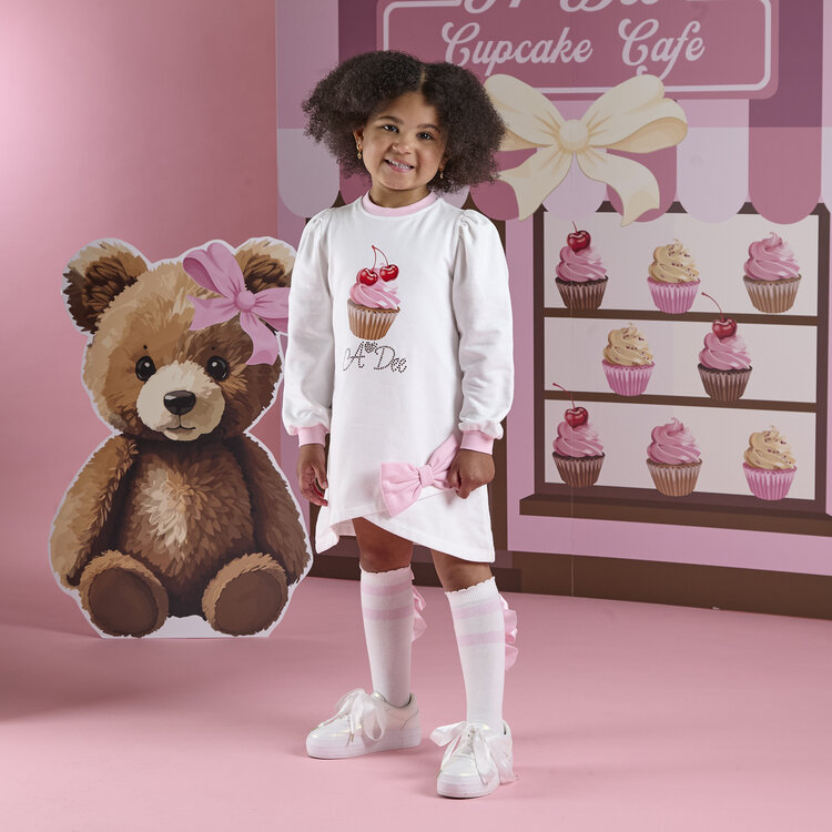 ADee A*Dee AW25 Michelle Sweat Dress with Bow