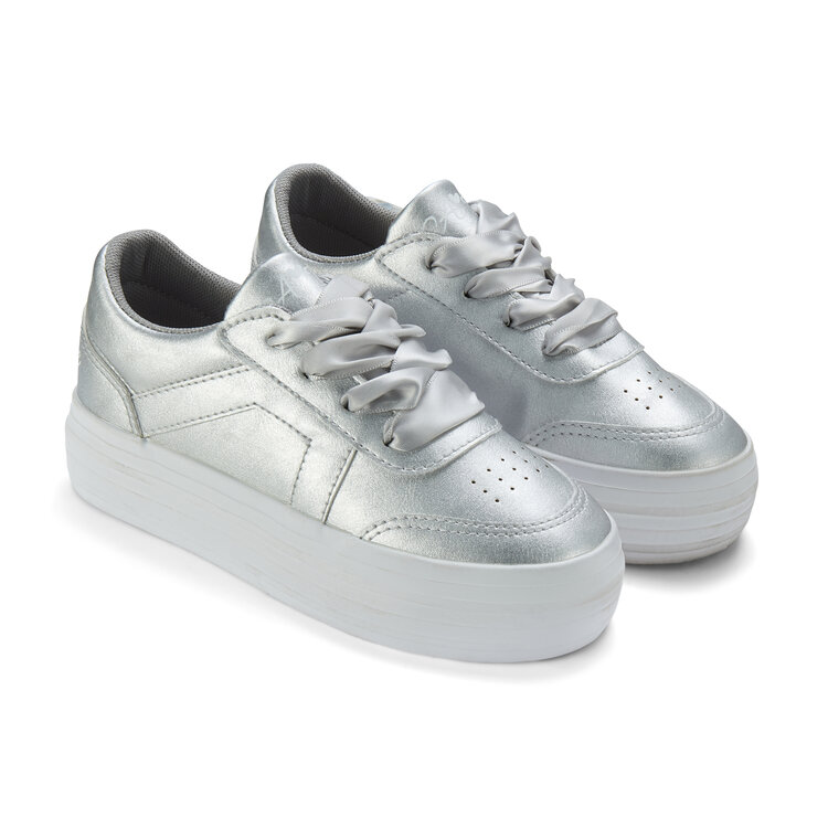 ADee A*Dee AW25 Patty Platform Trainer - Silver