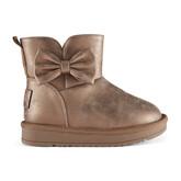 ADee A*Dee AW25 Bowtiful Faux Suede Boot - Chocolate Brown