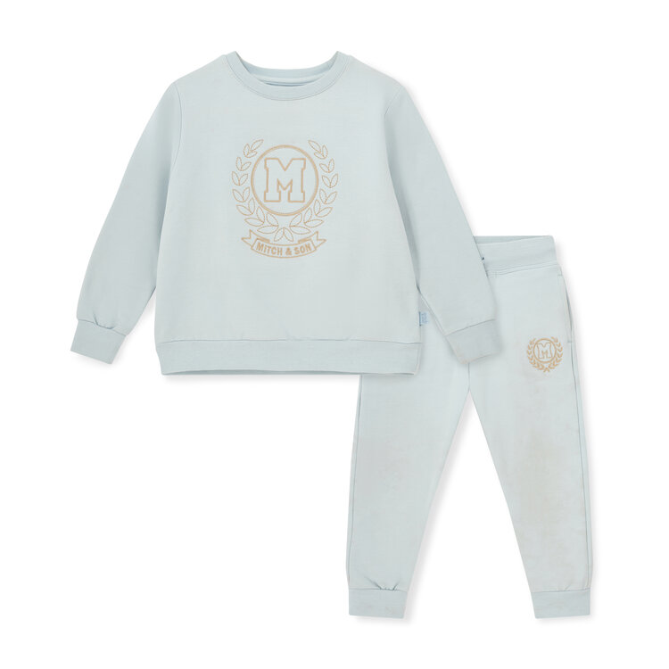 Mitch and Son Mitch & Son AW25 Jaxon Crest Crewneck Tracksuit