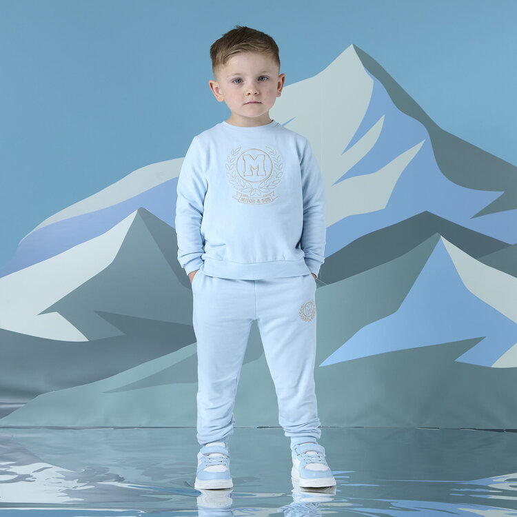 Mitch and Son Mitch & Son AW25 Jaxon Crest Crewneck Tracksuit