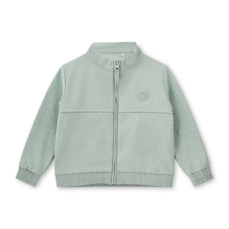 Mitch and Son Mitch & Son AW25 Jonathan Melange/Nylon Zipper Tracksuit