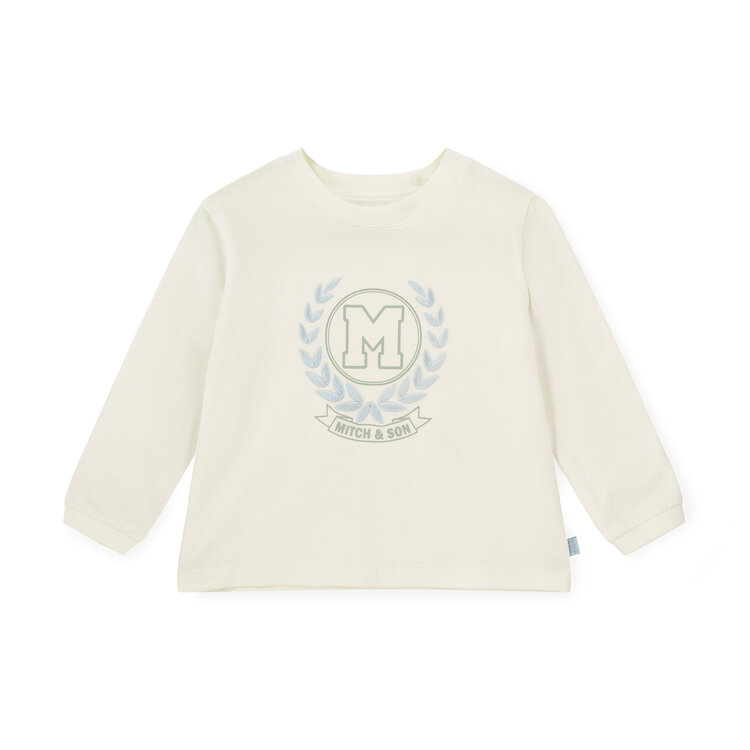 Mitch and Son Mitch & Son AW25 Jonah Crest Long Sleeve Top