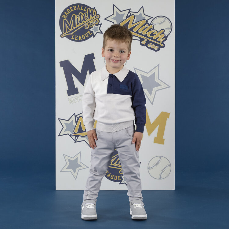 Mitch and Son Mitch & Son AW25 Jude Knitted Polo Top