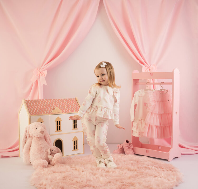 Little A Little A AW25 Jasmine Bow Frill Tracksuit