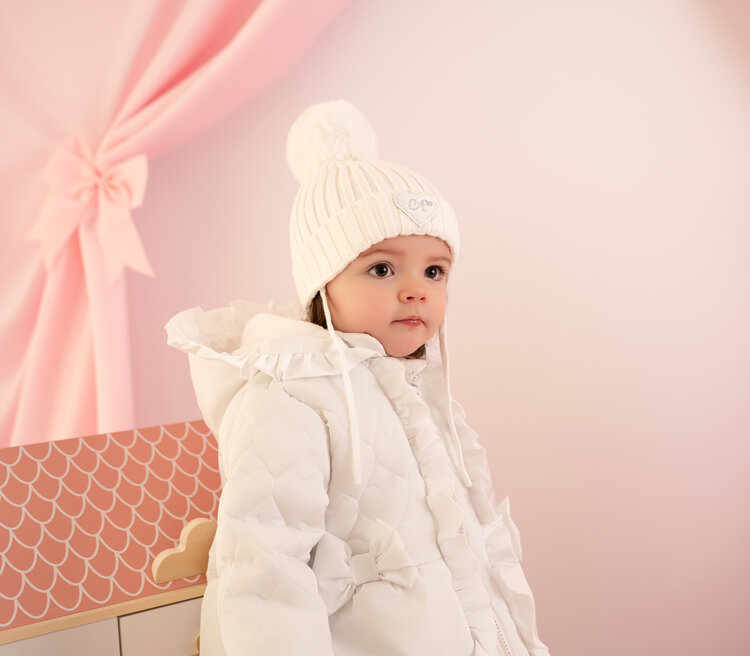 Little A Little A AW25 Kaia Heart Puff Hooded Jacket