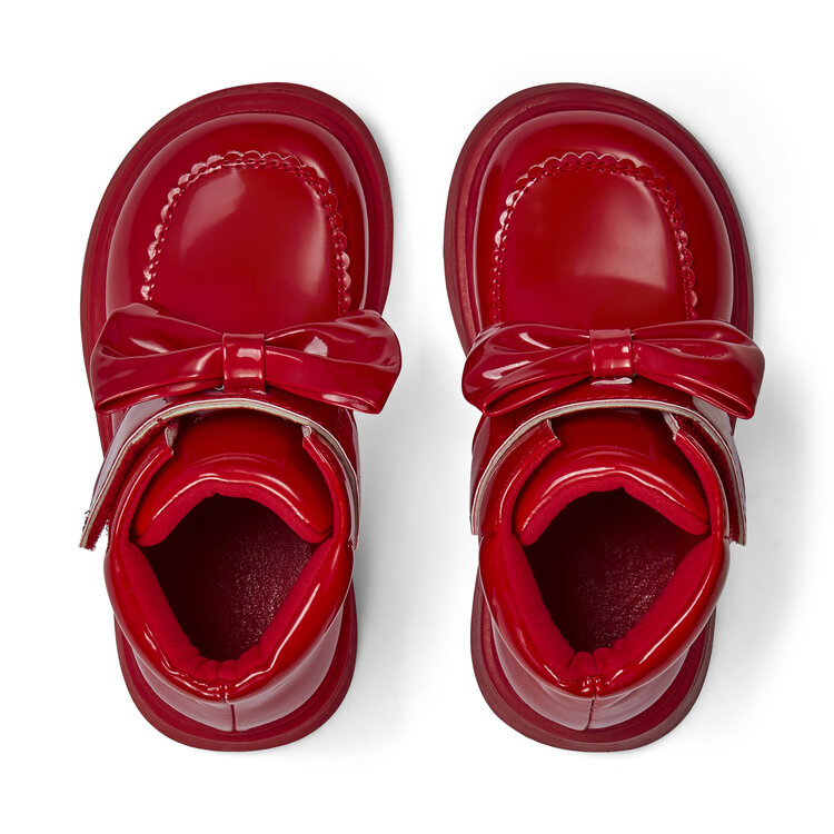 Little A Little A AW25 Bowe Bow Boot - Vibrant Red