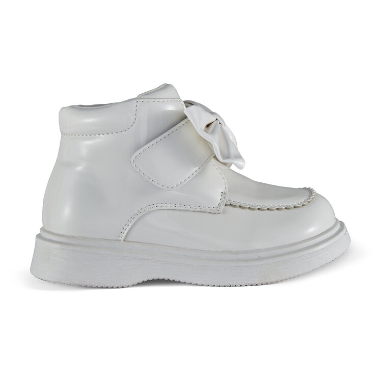 Little A Little A AW25 Bowe Bow Boot - Snow White