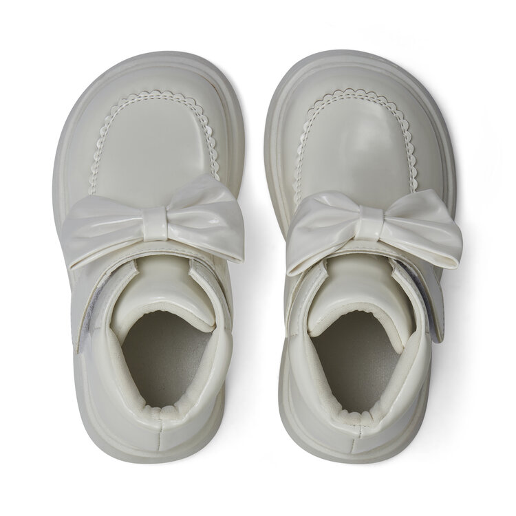 Little A Little A AW25 Bowe Bow Boot - Snow White