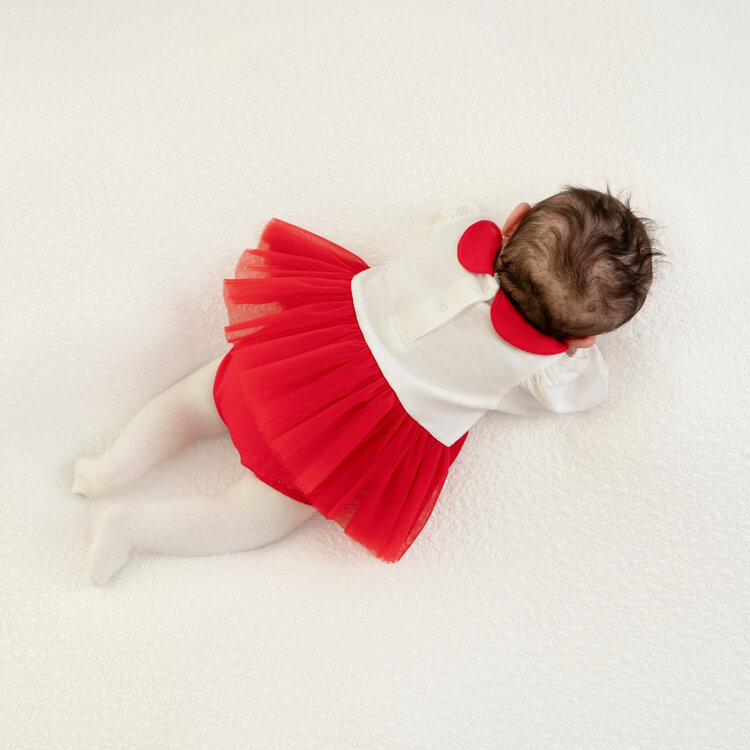 Little A Little A AW25 Kimberly Tulle Romper