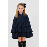 Harris Kids Harris Kids AW25 Pixie Ruffle Fleece Lined Coat