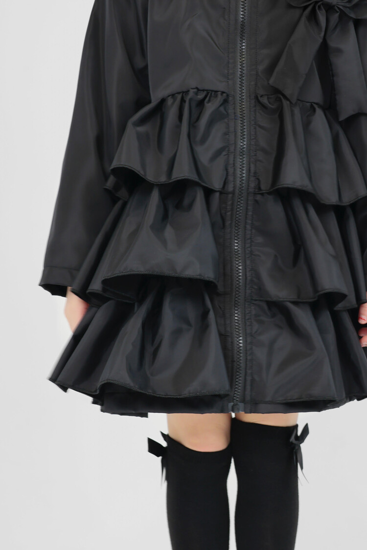 Harris Kids Harris Kids AW25 Pixie Ruffle Fleece Lined Coat