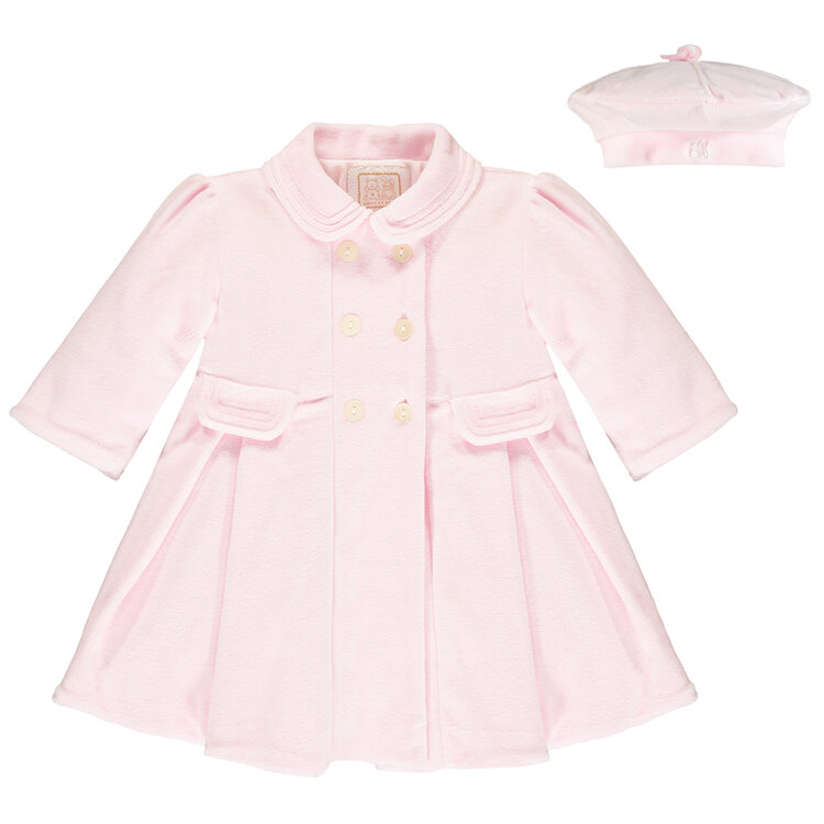 Emile et Rose Emile et Rose AW25 Rosanna Velour Coat & Beret