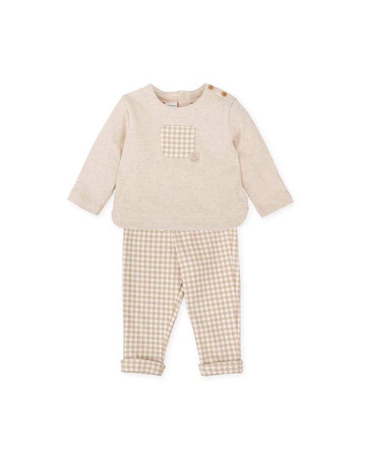 Tutto Piccolo Tutto Piccolo AW25 Gingham Trouser Set - 1702