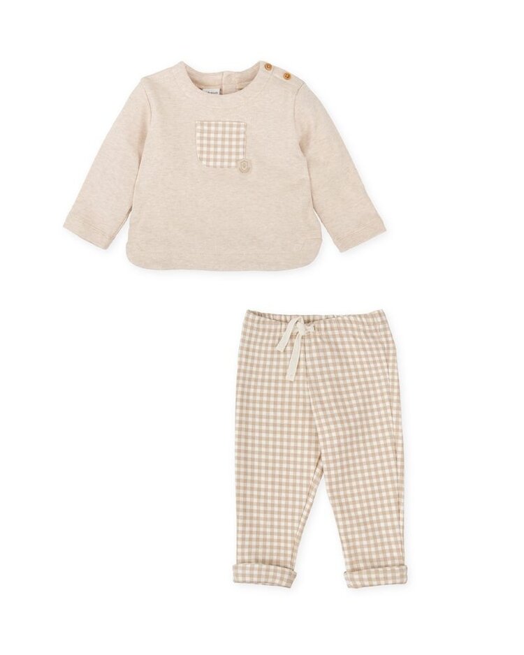 Tutto Piccolo Tutto Piccolo AW25 Gingham Trouser Set - 1702