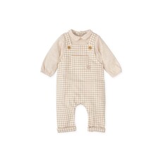 Tutto Piccolo Tutto Piccolo AW25 Gingham Dungaree Set - 1437