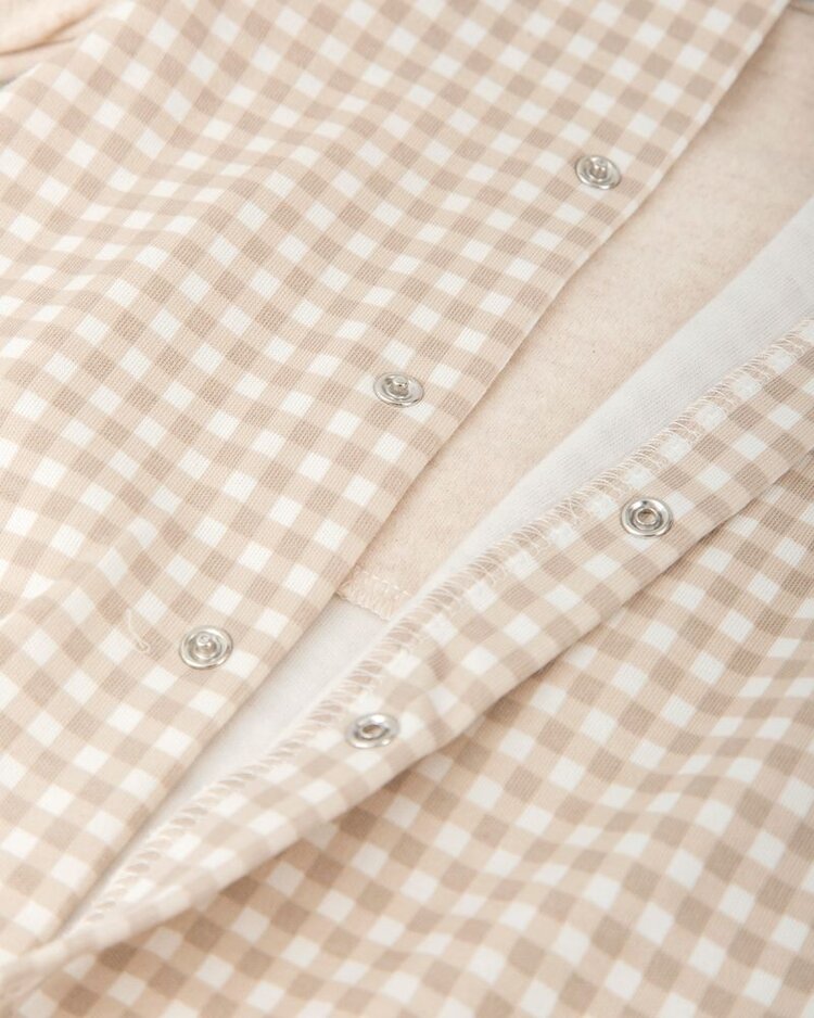 Tutto Piccolo Tutto Piccolo AW25 Gingham Dungaree Set - 1437