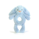 Jellycat Bashful Bunny Ring Rattle Pale Blue