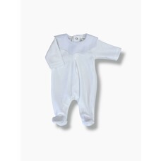 Little Star Little Star AW25 Scallop Velour Babygrow - SG95-V
