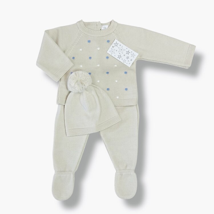 Little Star Little Star AW25 Knitted 3 Piece Set - C5004