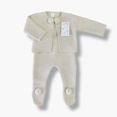 Little Star Little Star AW25 Knit Pom Pom 2 Piece - C7050