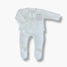 Little Star Little Star AW25 Knit Pom Pom 2 Piece - C7050