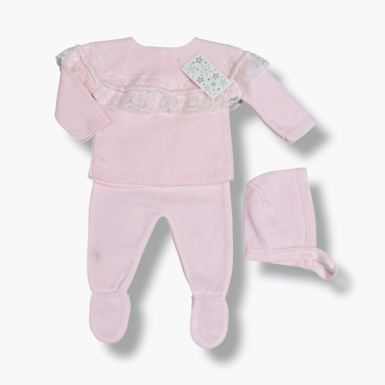Little Star Little Star AW25 Knit 3 Piece Set - C7019
