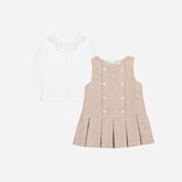 Patachou Patachou AW25 Tweed Pinafore Dress - 3227