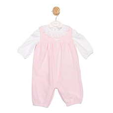 Mintini Mintini AW25 Velour Dungaree Set - MB6752