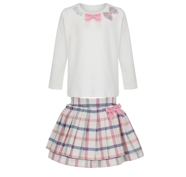 Daga Aw25 Check Skirt Set M10287/10289