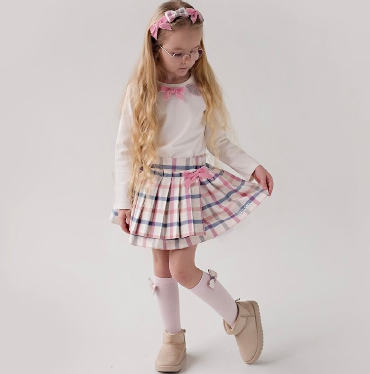 Daga Aw25 Check Skirt Set M10287/10289