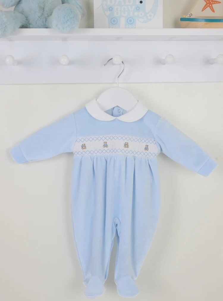 Pex AW25 Teddy Smocked Sleepsuit