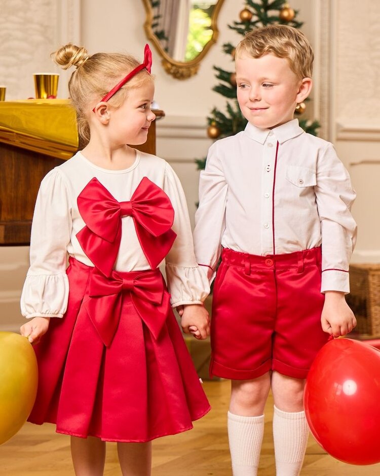 Caramelo AW25 Bow Skirt Set - 0353237