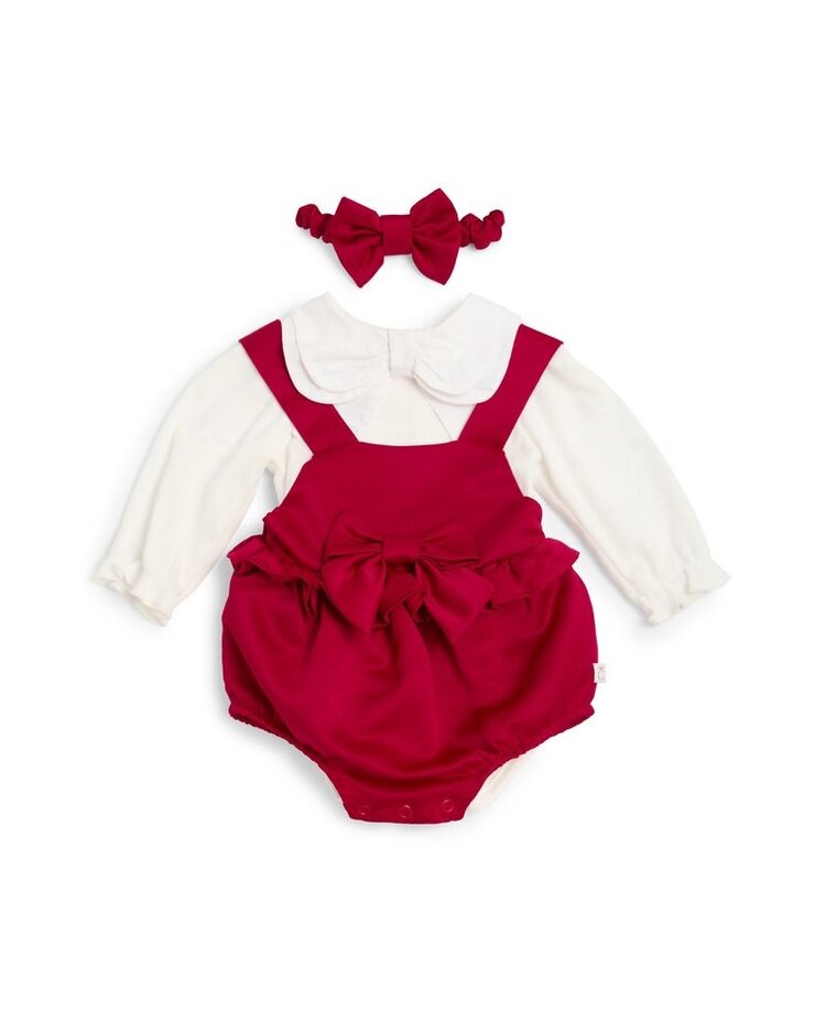 Caramelo AW25 Bow Romper Set - 0315239