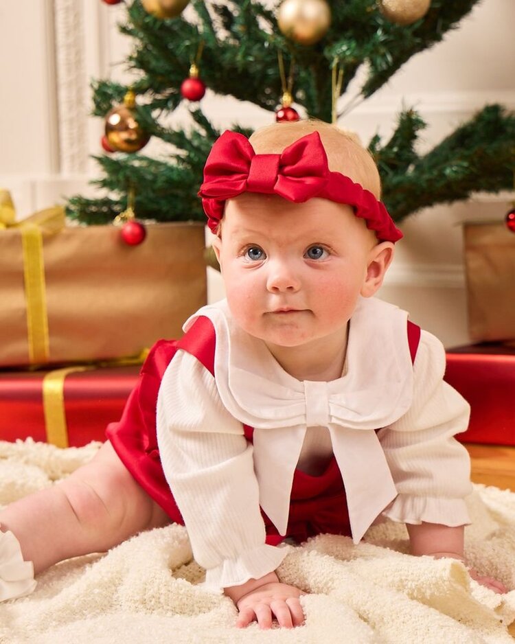 Caramelo AW25 Bow Romper Set - 0315239